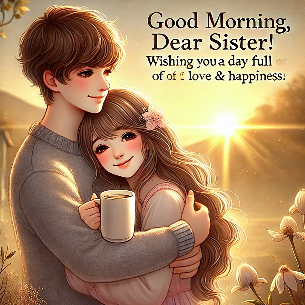 Sweet Good Morning Wishes for My Sister