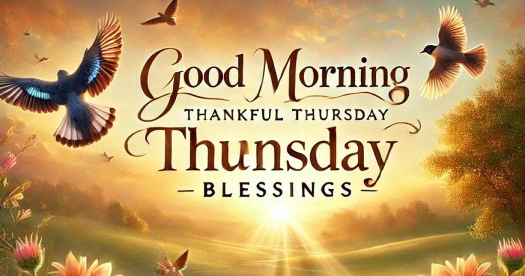 Good Morning Thankful Thursday Blessings