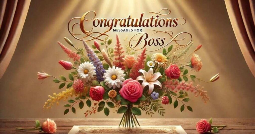 Congratulations Messages for Boss