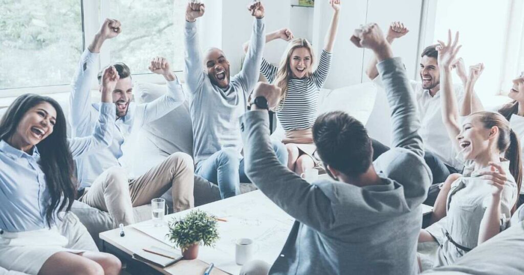 Team Success Celebration