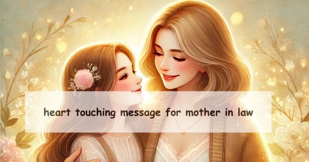 heart touching message for mother in law