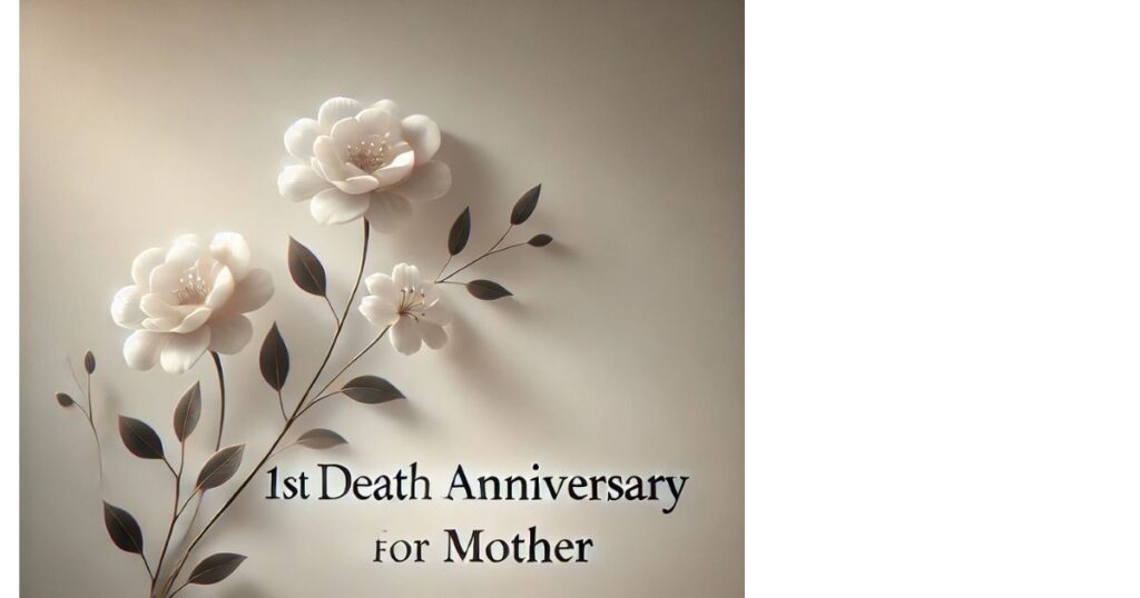 1st Death Anniversary Messages for Mother