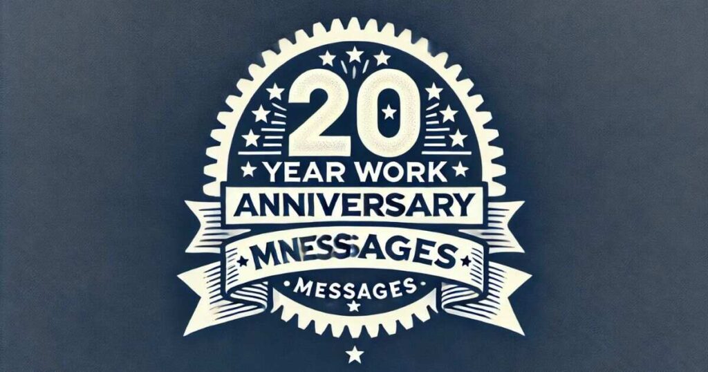 20 Year Work Anniversary Messages