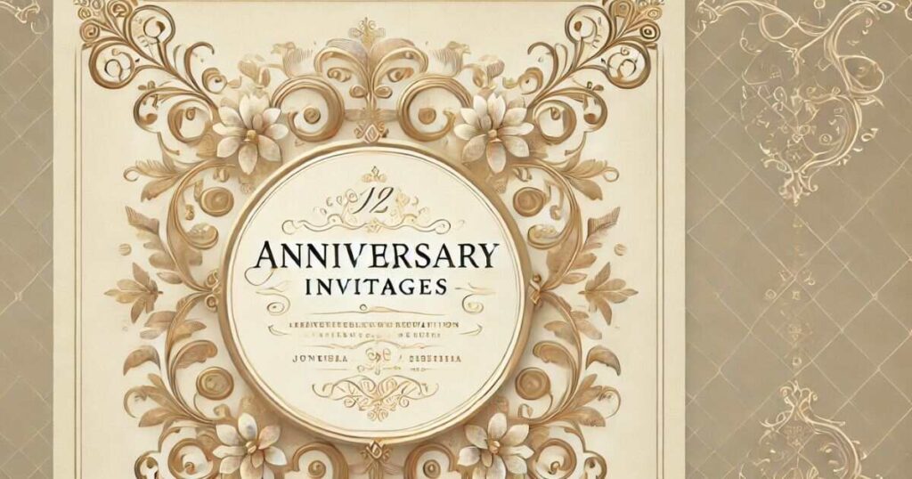 Anniversary Invitation Messages