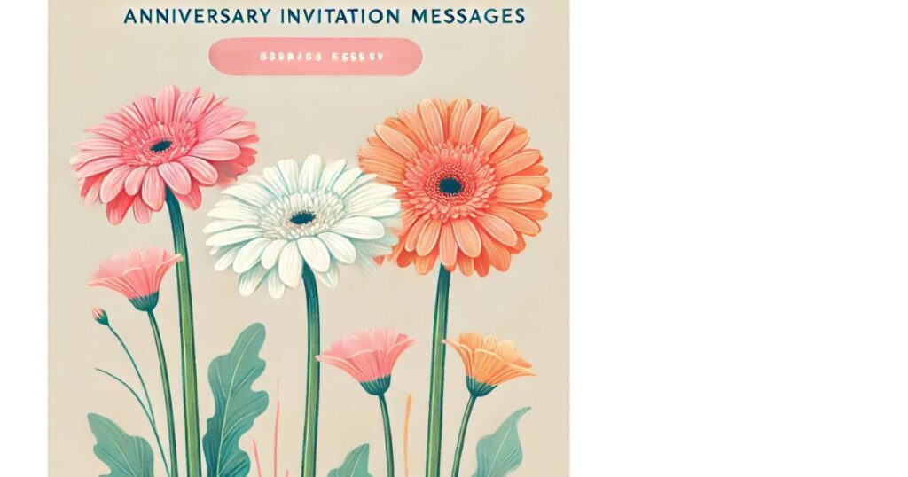 Anniversary Invitation Messages