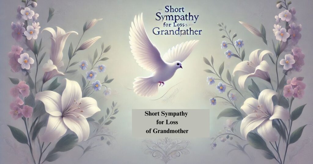 Short Sympathy Messages for Loss of Grandmother