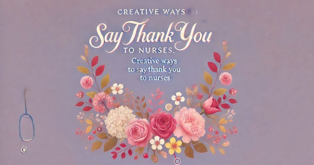 Creative Ways to Say Thank You to Nurses