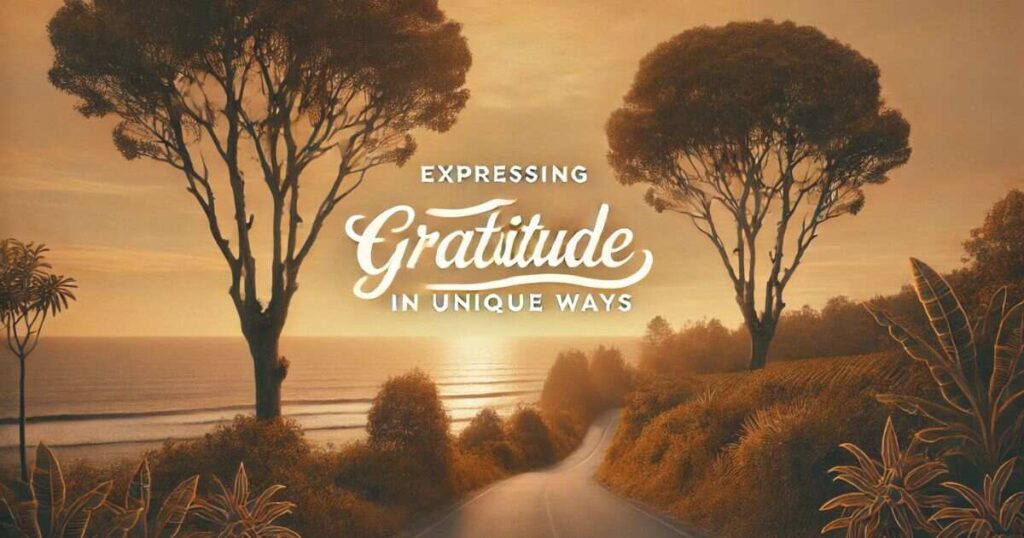 Expressing Gratitude in Unique Ways