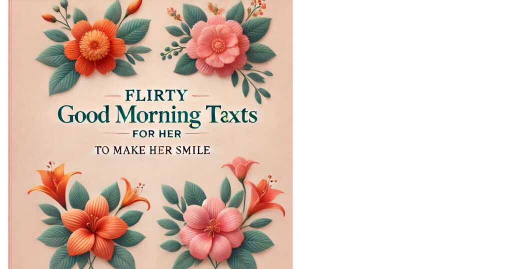 Flirty Good Morning Texts for Her to Make Her Smile