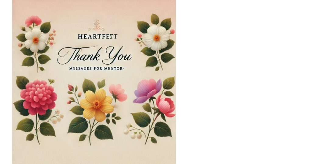 Heartfelt Thank You Messages for Mentors