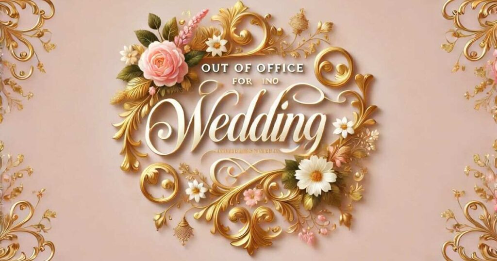 Out of Office Messages for Wedding