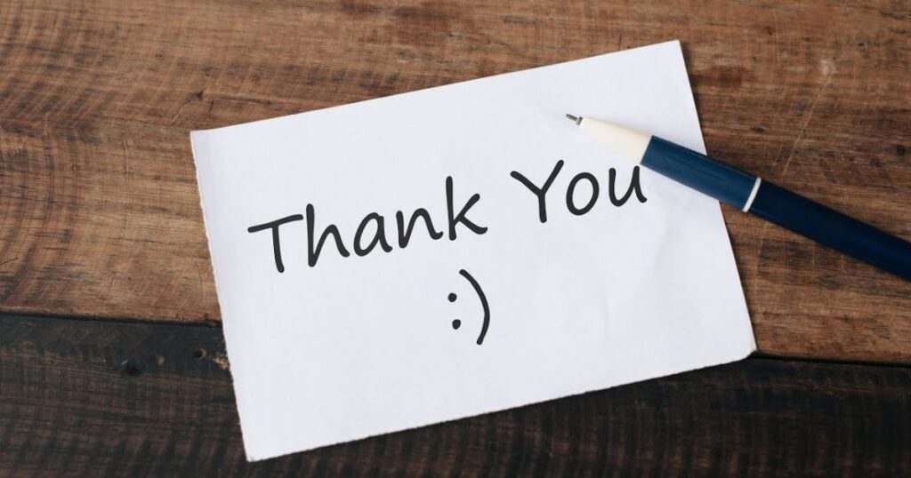 Preceptor Thank You Note