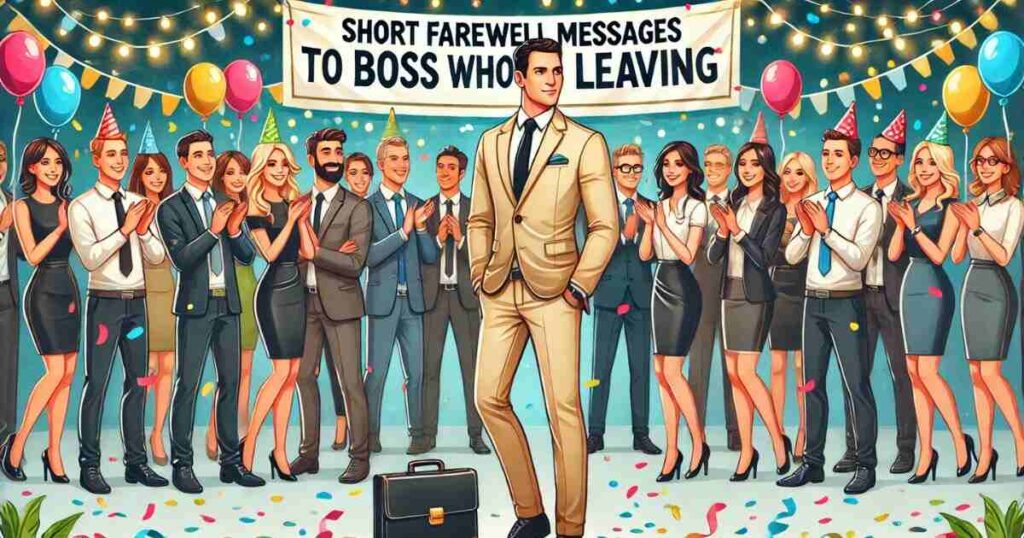 Short Farewell Messages to Boss Who Is Leaving