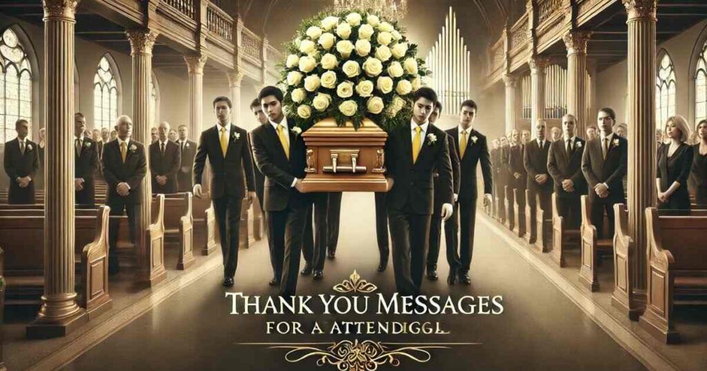 Thank You Messages for Attending Funeral