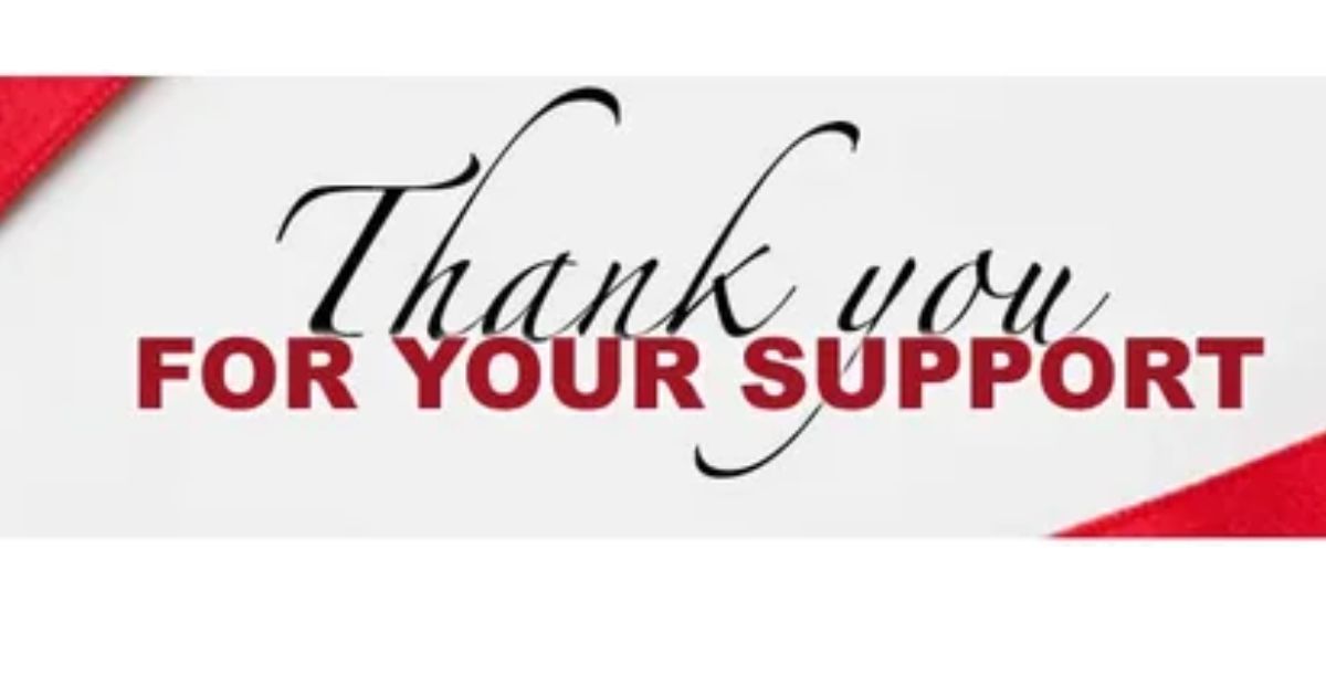 Thank You Messages for Financial Support