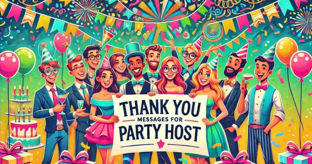 Thank You Messages for Party Host