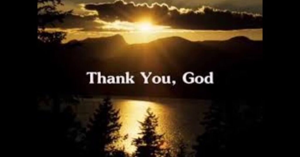 Thank You Messages to God for All the Blessings