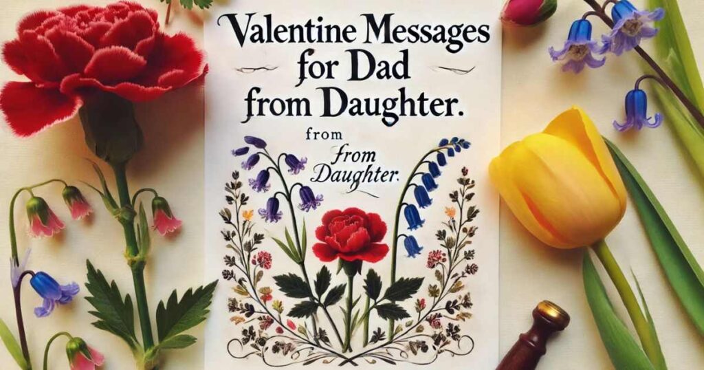 Valentine Messages for Dad from Daughter