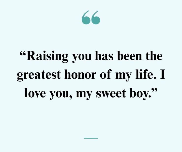 I Love You Son Quotes from Mom