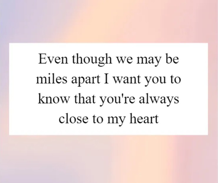 Long Distance Missing You Messages for Her