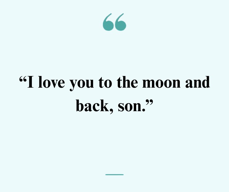 Short I Love You Son Quotes