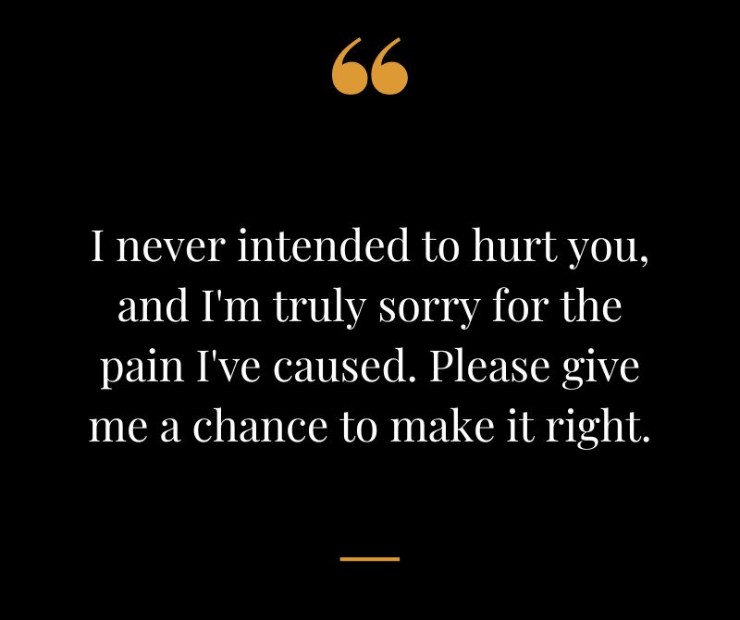 Sorry Message for Her