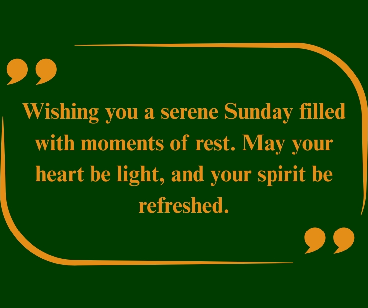 Beautiful Sunday Blessings