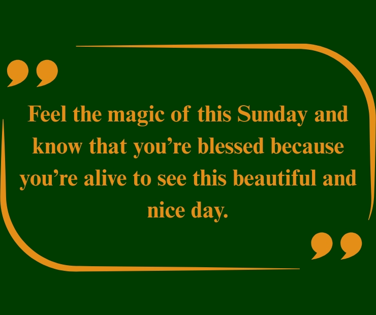 Happy Sunday Messages