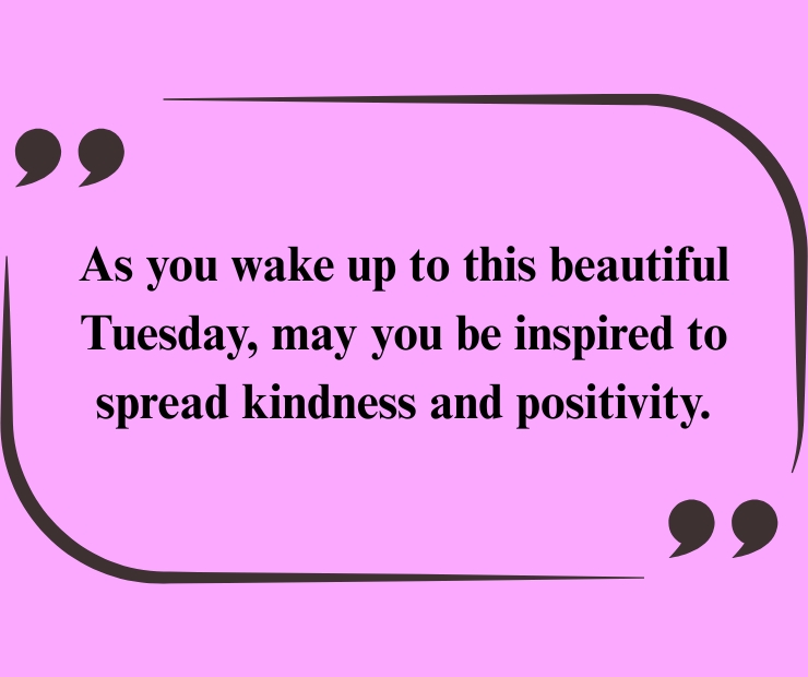 Inspirational Tuesday Morning Blessings
