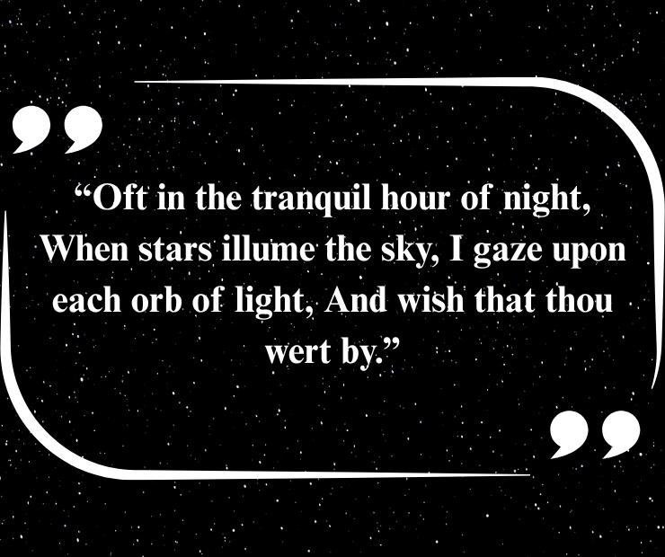 Night Sky Quotes Short