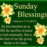 Sunday Blessings Quotes