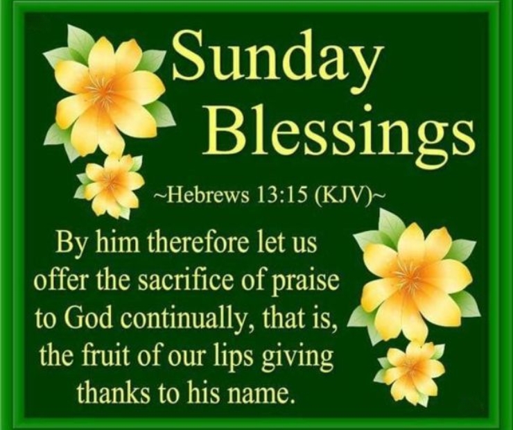 Sunday Blessings Quotes