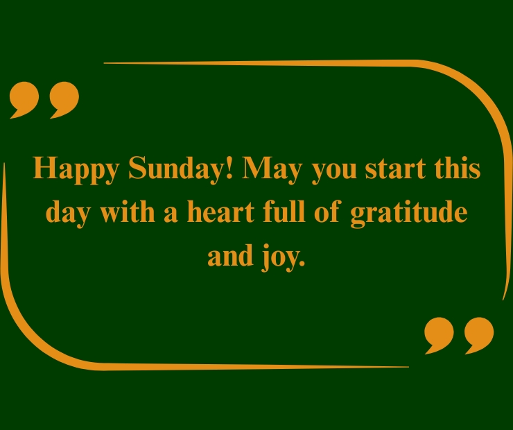 Thankful Sunday Blessings
